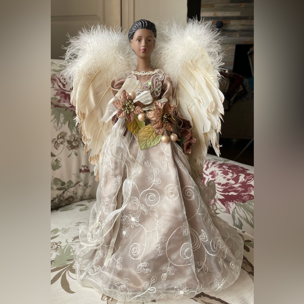 Vintage Christmas Angel Tree Topper